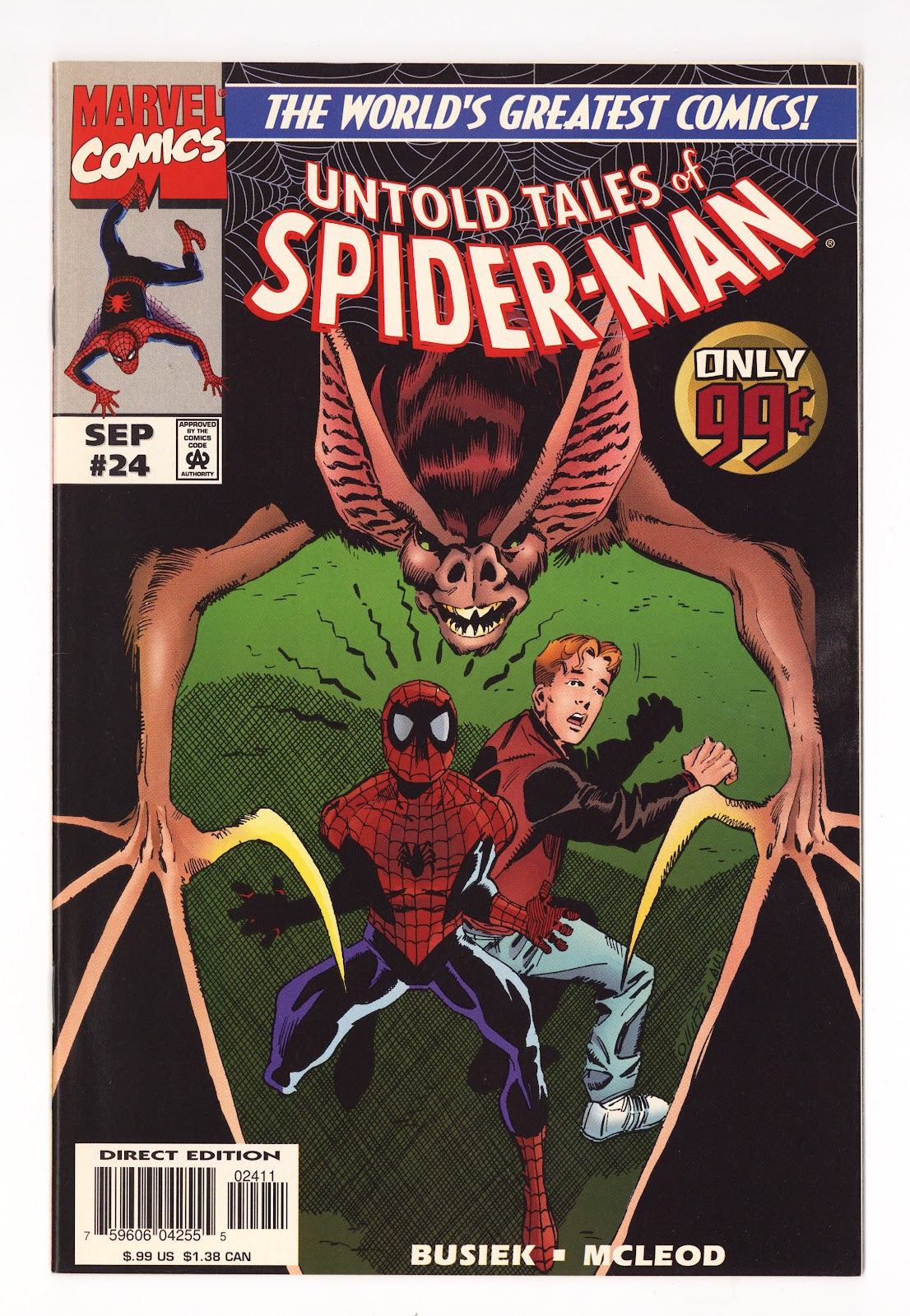 Untold Tales of Spider-Man 24 High Grade (1997) 