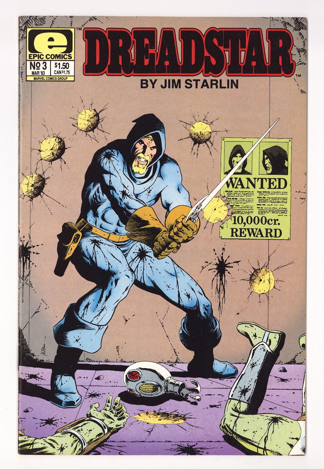Dreadstar   3  High Grade   (1983)     