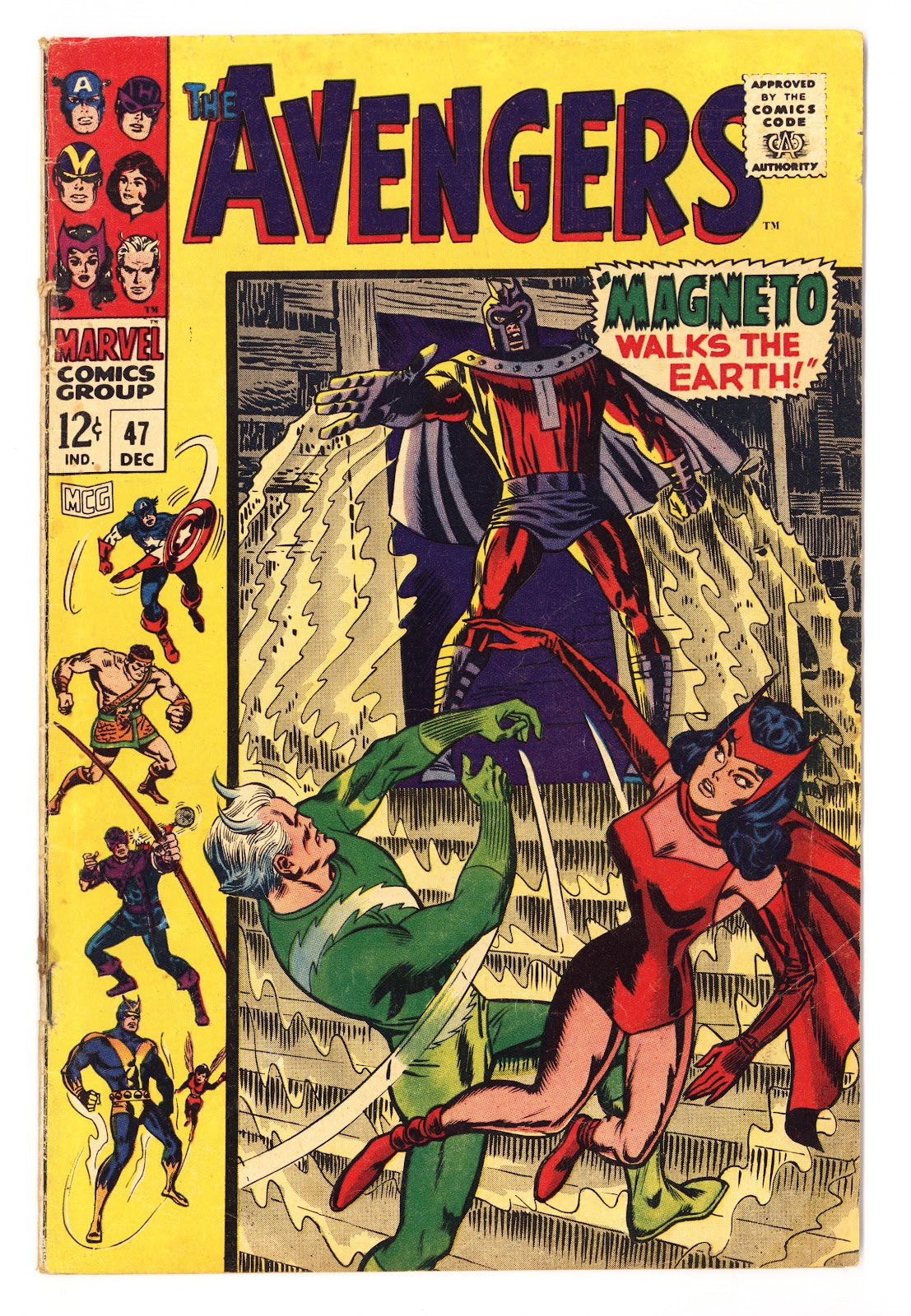 The Avengers Vol 1 47 VG- (3.5) Apparent, Last Page Missing (1967) 