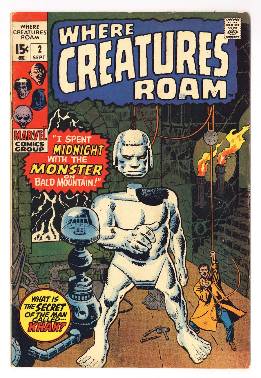 Where Creatures Roam Vol 1 2  VG/FN (5.0)   (1970)     