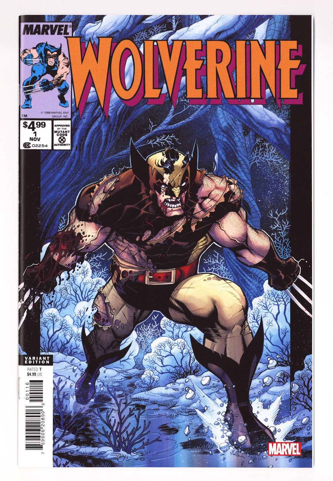Wolverine by Claremont & Buscema No. 1 Facsimile Edition [nn] NM- (9.2) (2024) Incentive Variant 