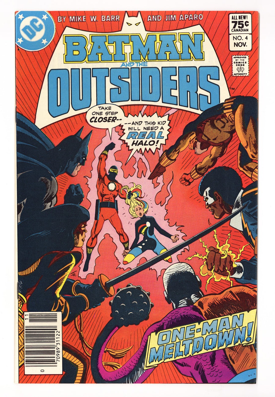 Batman and the Outsiders Vol 1 4 NM- (9.2) (1983) Canadian Price Variant 