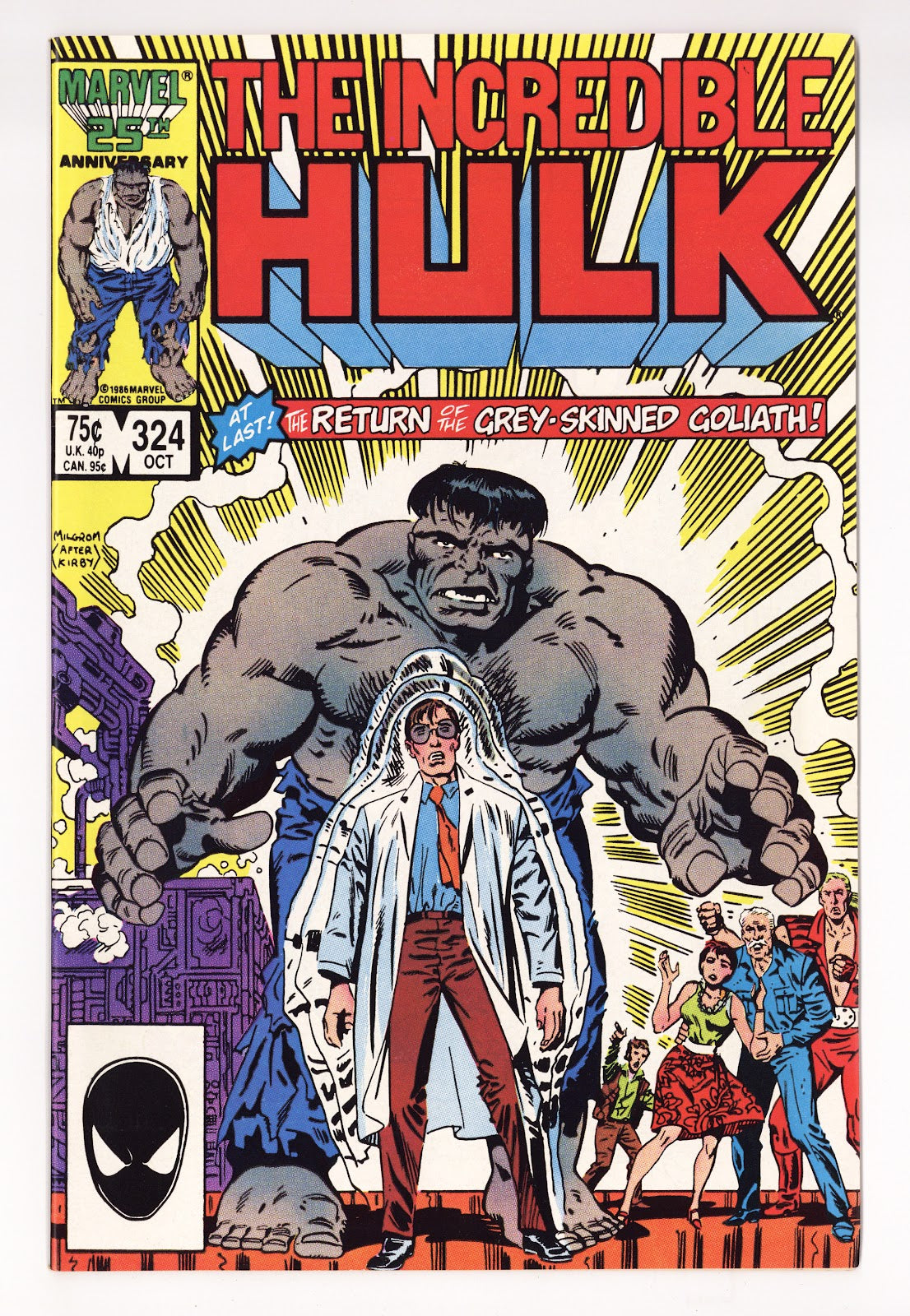 The Incredible Hulk Vol 1 324  VF+ (8.5)   (1986)     