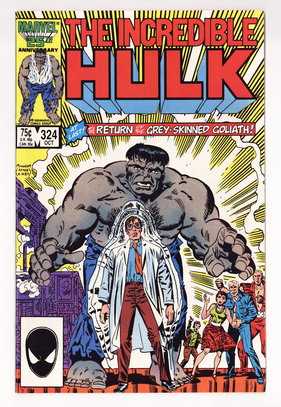 The Incredible Hulk Vol 1 324  VF+ (8.5)   (1986)     