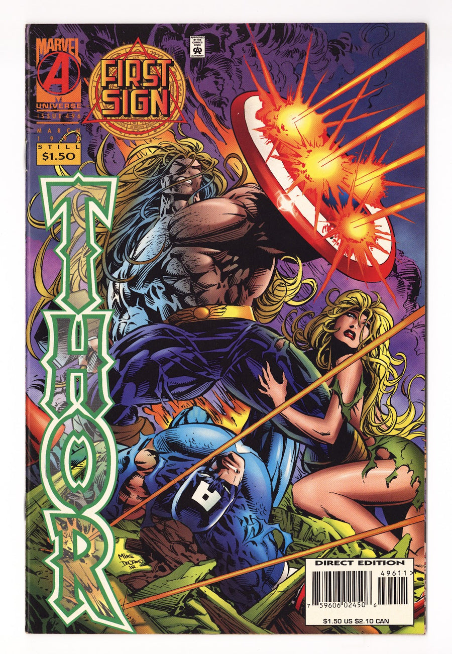 Thor Vol 1 496  High Grade   (1996)