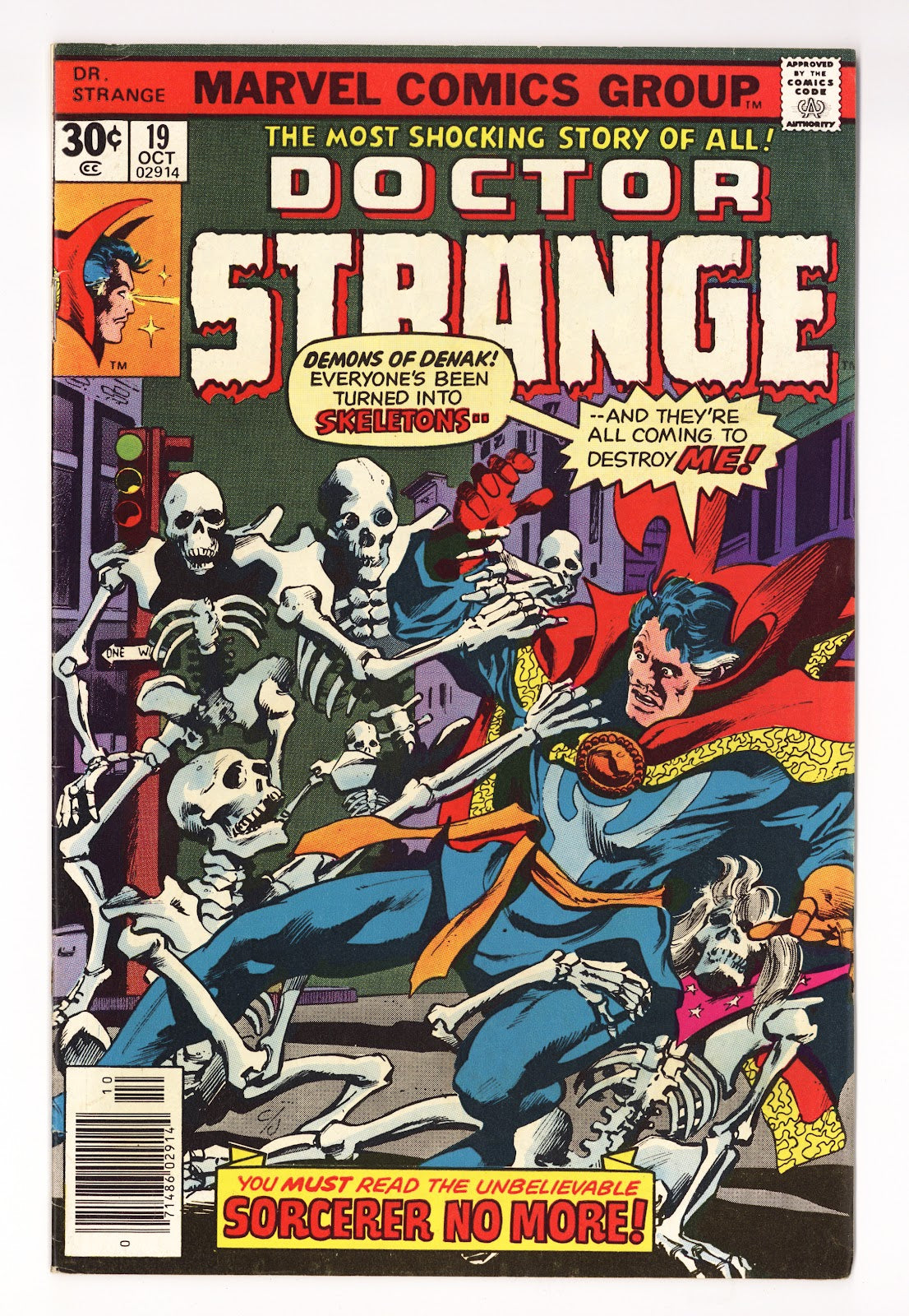 Doctor Strange Vol 2 19  Mid Grade   (1976)     