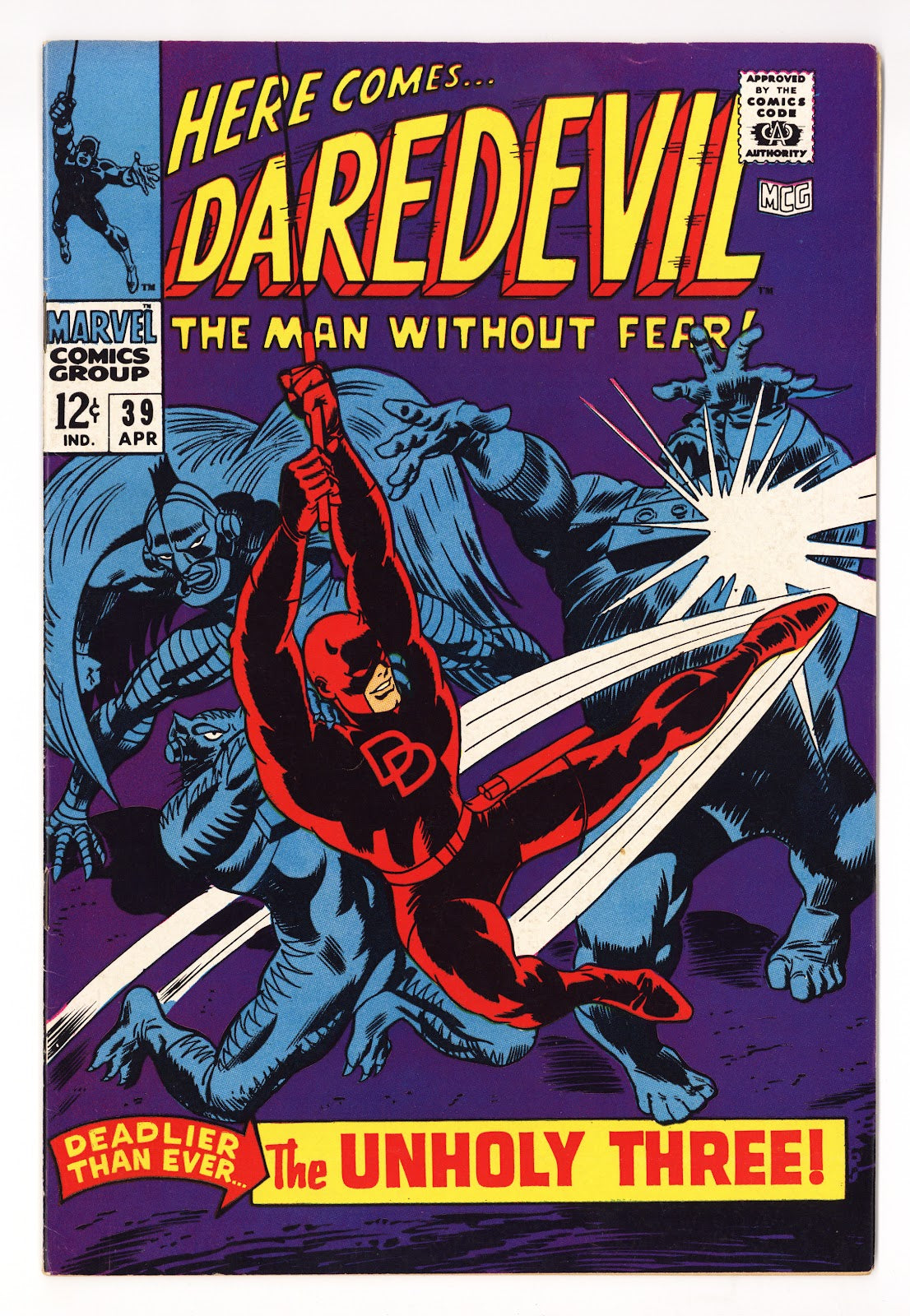 Daredevil Vol 1 39  VF- (7.5)   (1968)