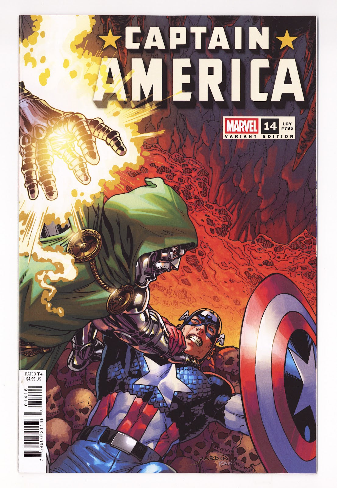 Captain America 14 Yardin Incentive VF/NM (9.0) VF/NM (9.0) (2026)
