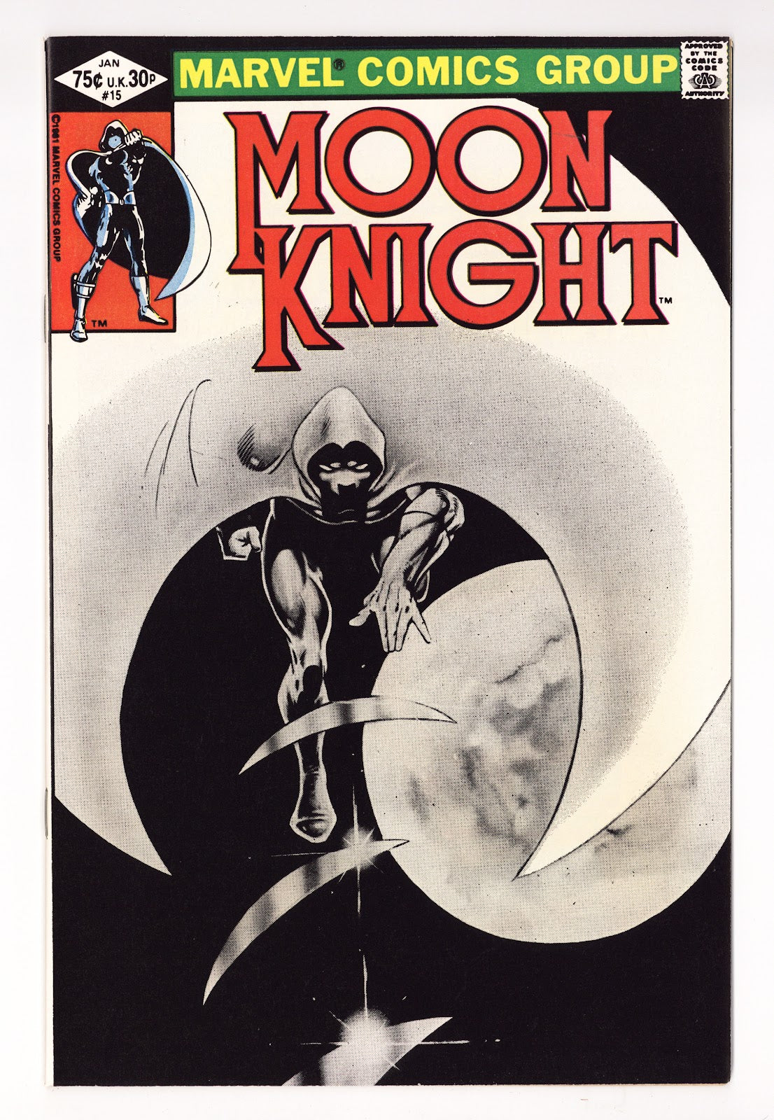 Moon Knight Vol 1 15 NM (9.4) (1982) 
