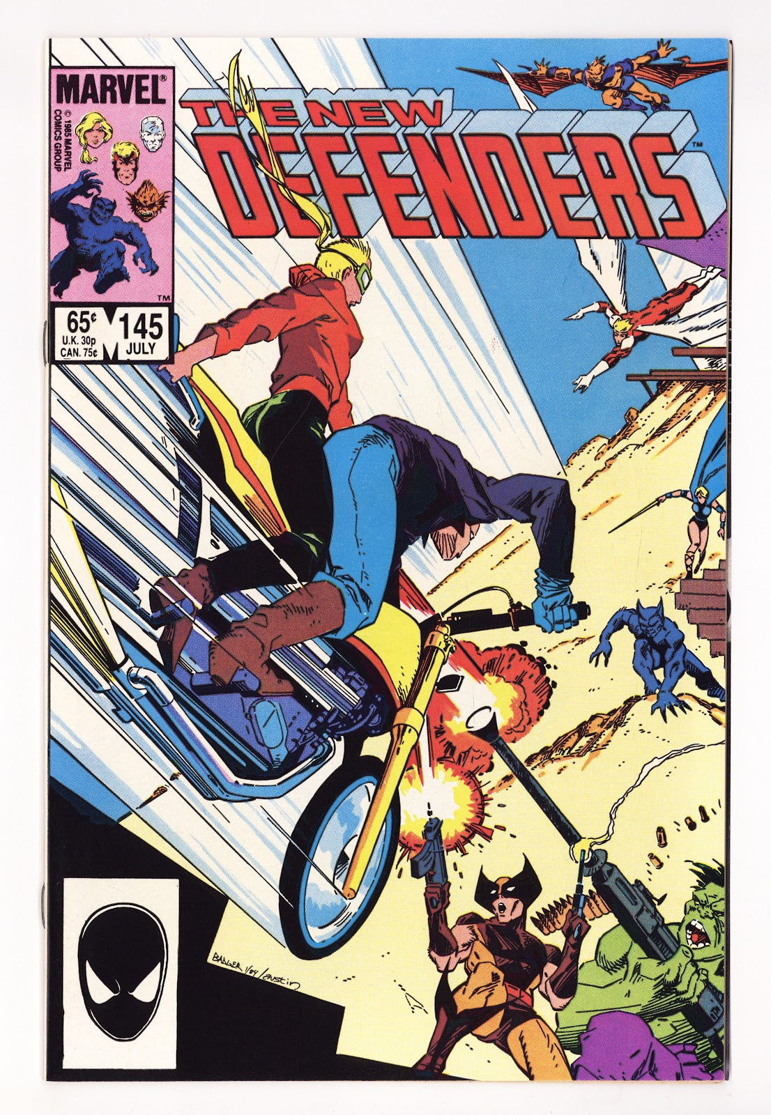 The Defenders Vol 1 145  High Grade   (1985)   Direct  