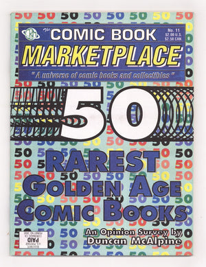 Comic Book Marketplace Vol 1 11 VF- (7.5) (1992)