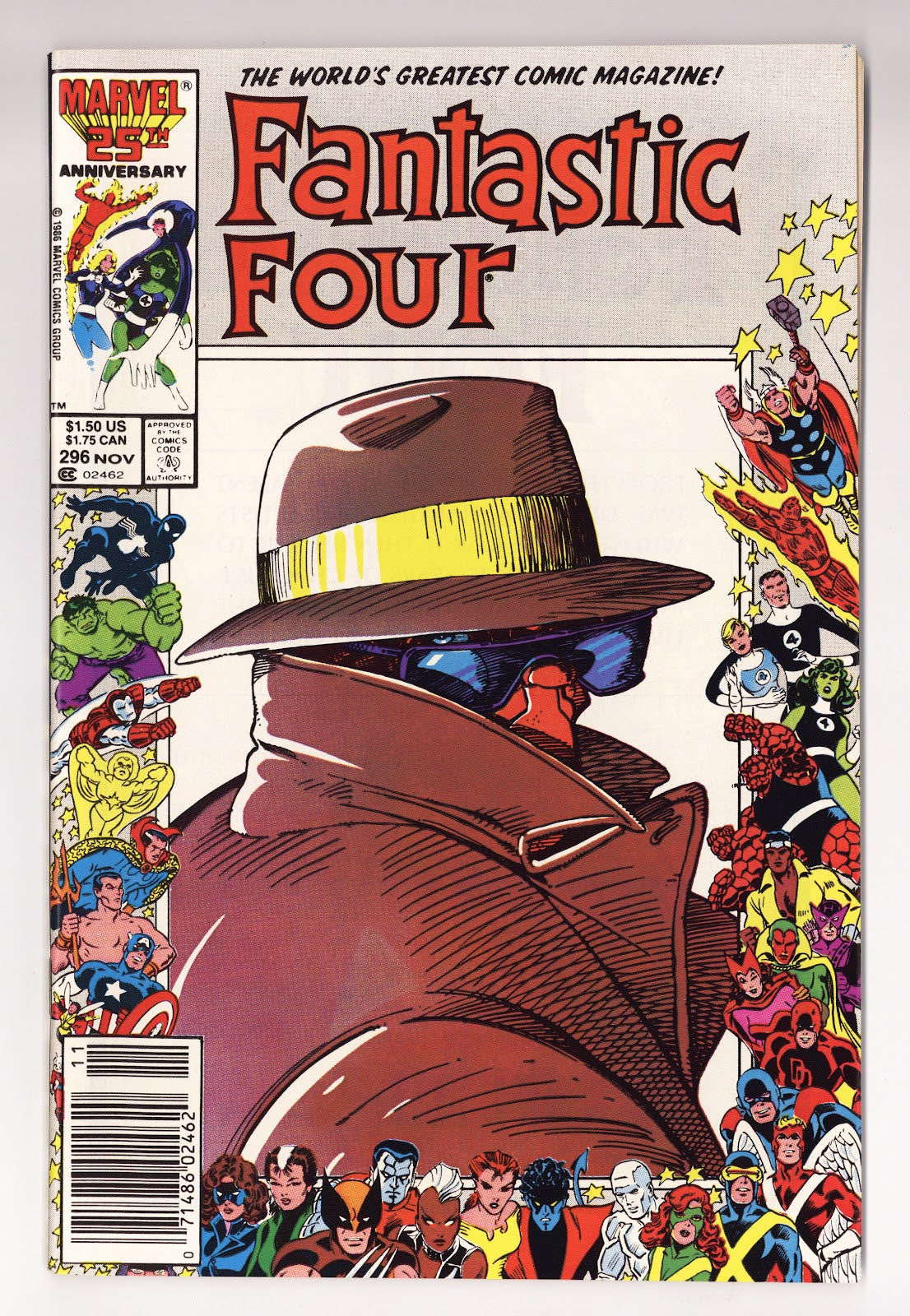 Fantastic Four Vol 1 296 High Grade (1986) Newsstand 