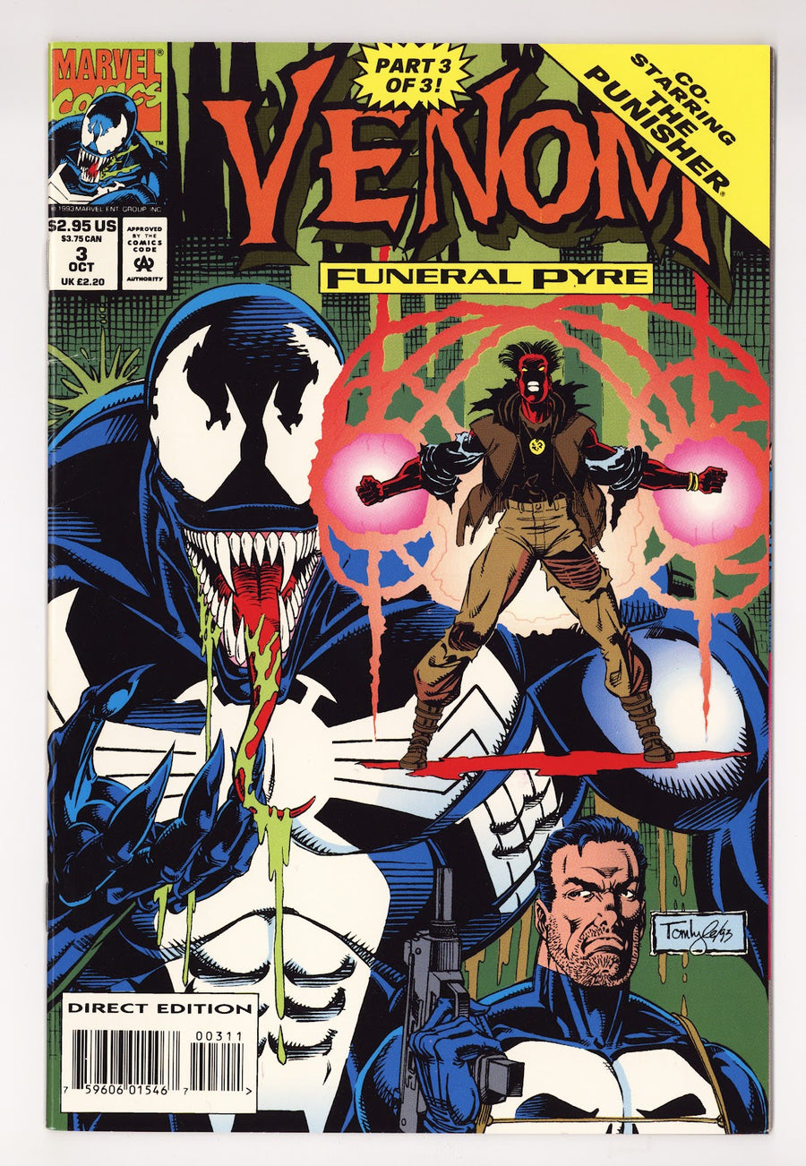 Venom: Funeral Pyre Vol 1 3  Mid Grade   (1993)