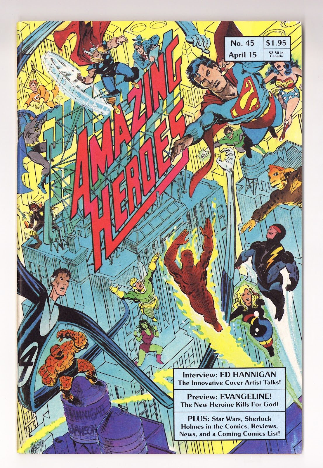 Amazing Heroes   45  VF (8.0)   (1984)     