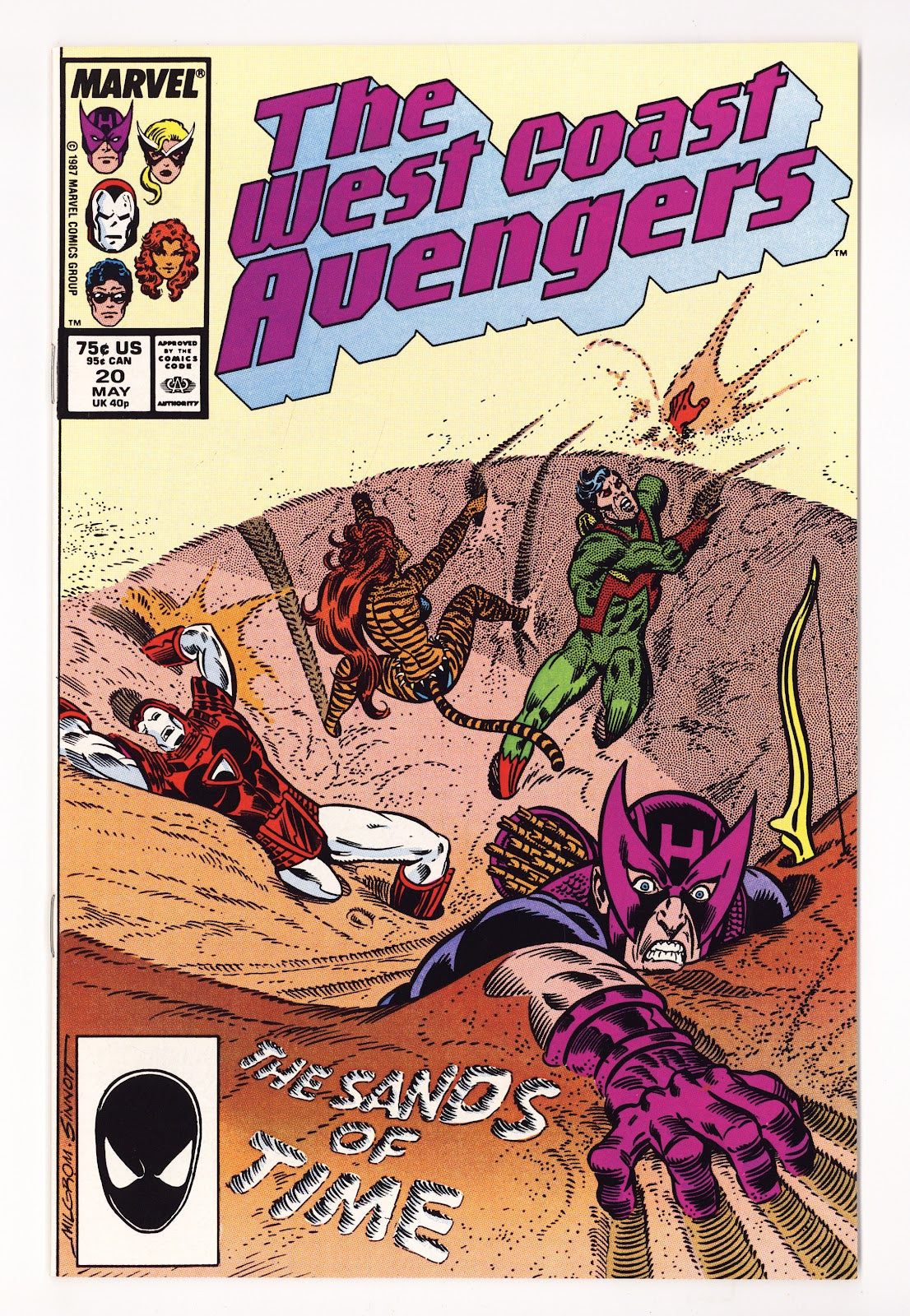West Coast Avengers Vol 2 20  High Grade   (1987)   Direct  