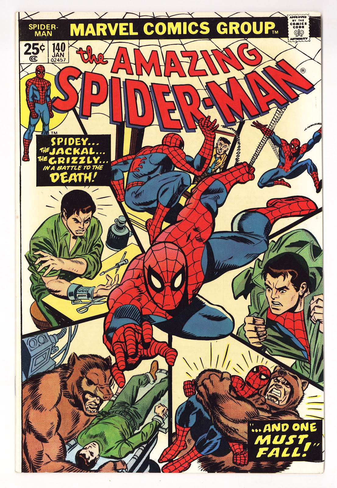 The Amazing Spider-Man Vol 1 140 VF- (7.5) (1975)  