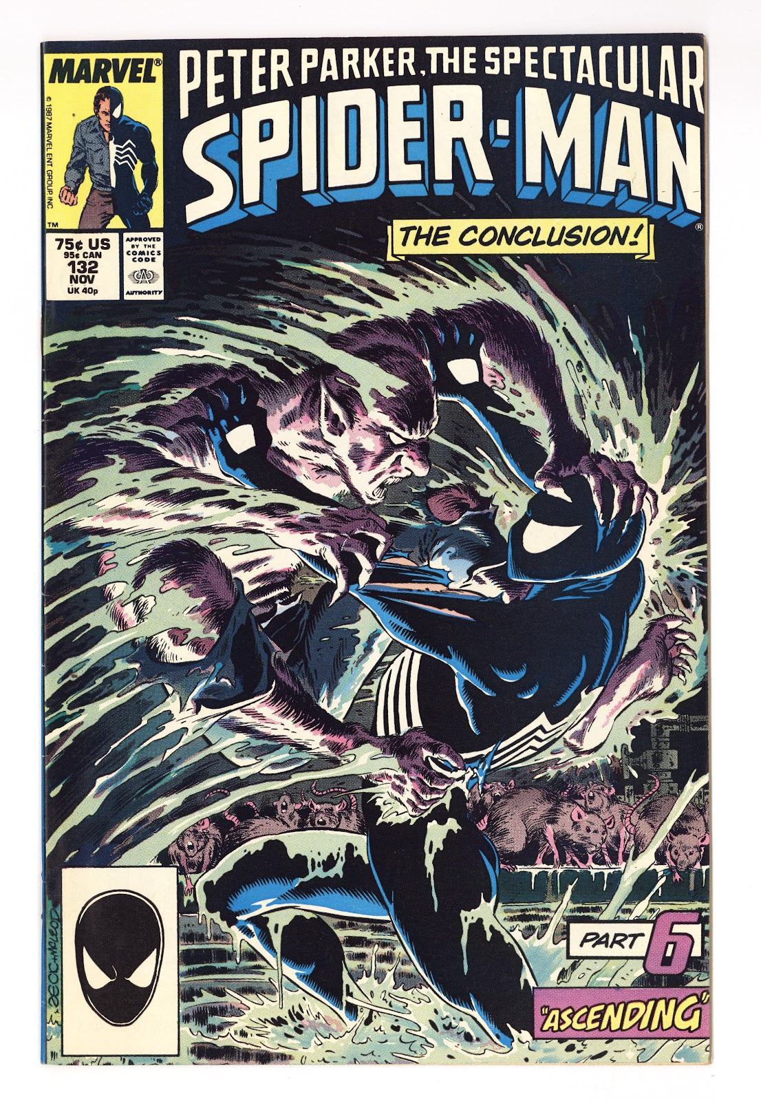 The Spectacular Spider-Man Vol 1 132 FN+ (6.5) (1987) 