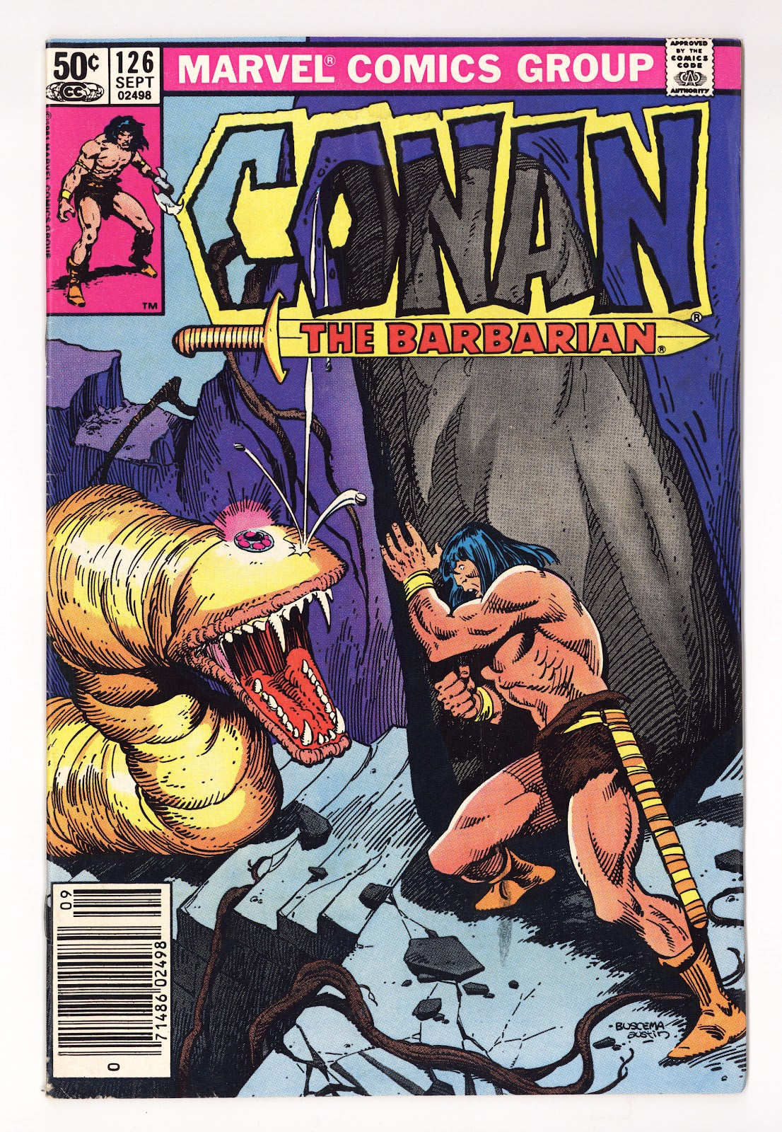 Conan the Barbarian Vol 1 126  Low Grade   (1981)   Newsstand  