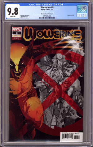 Wolverine Vol 7 8 (350) CGC 9.8 (NM/M) (2021) Sienkiewicz Variant
