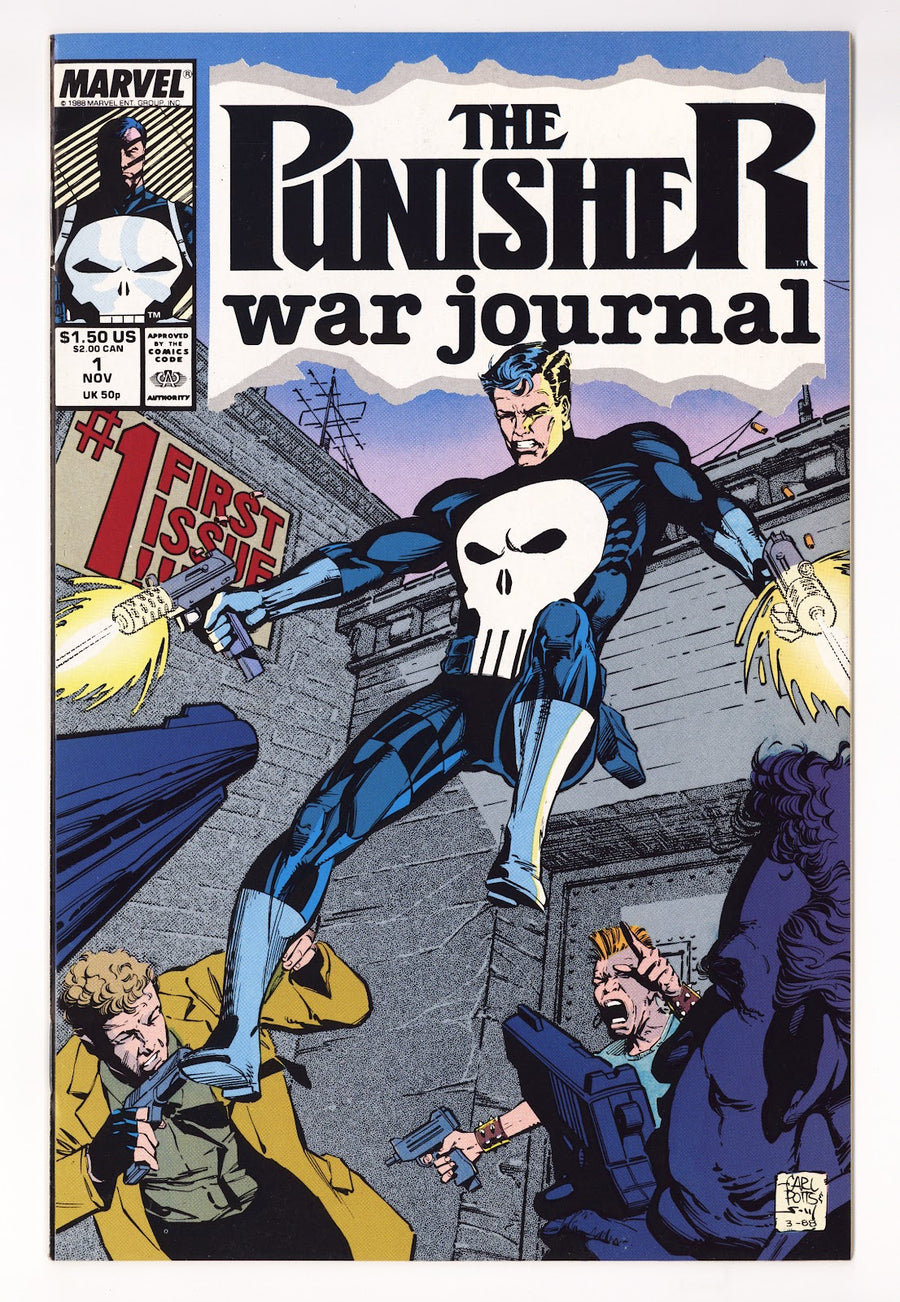 The Punisher War Journal Vol 1 1  FN/VF (7.0)   (1988)     