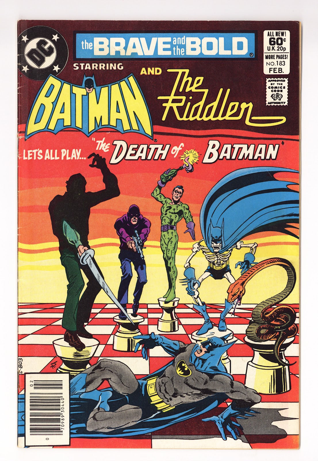 The Brave and the Bold Vol 1 183 Mid Grade (1982) Newsstand 