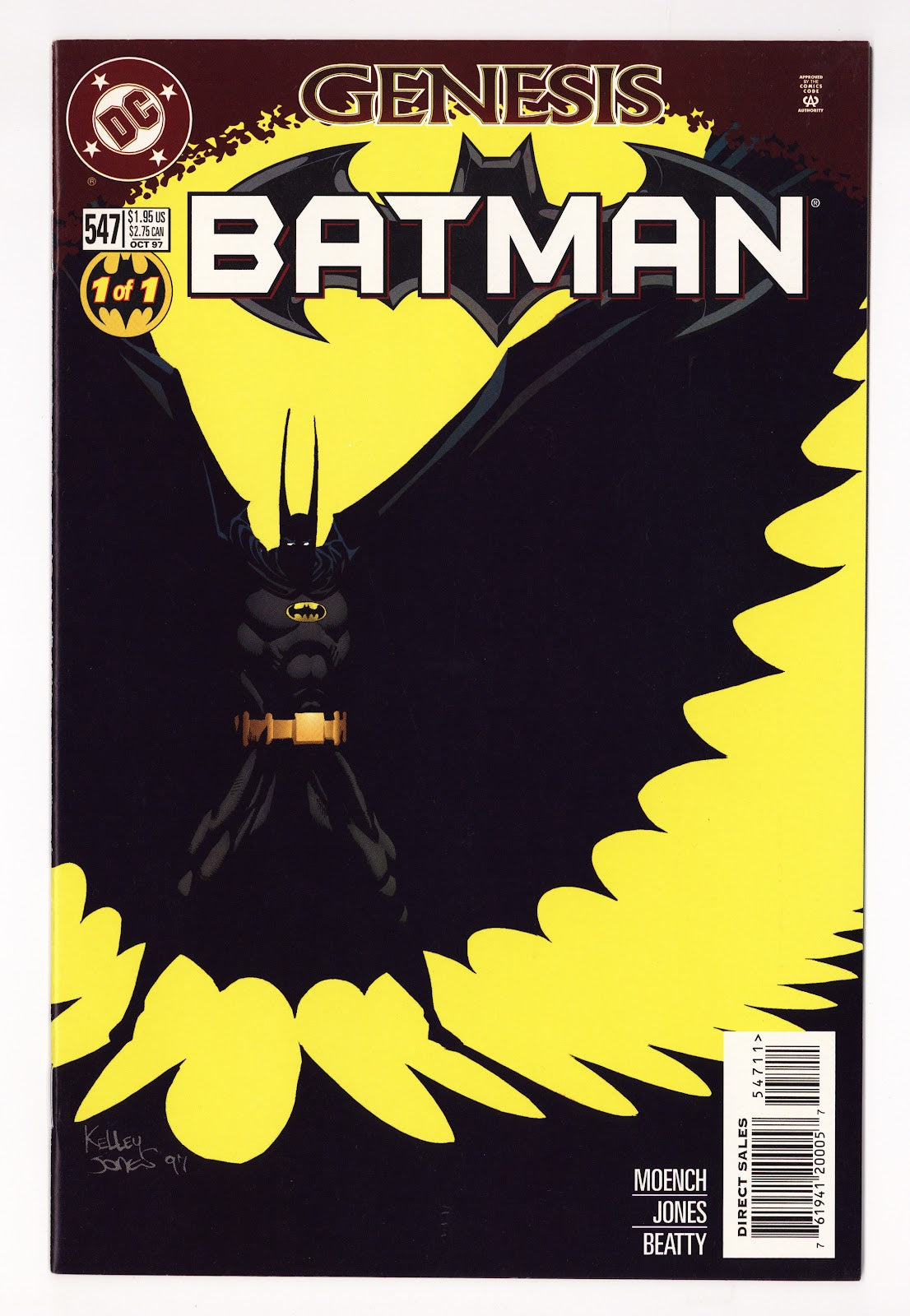 Batman Vol 1 547 High Grade (1997) Direct Sales 