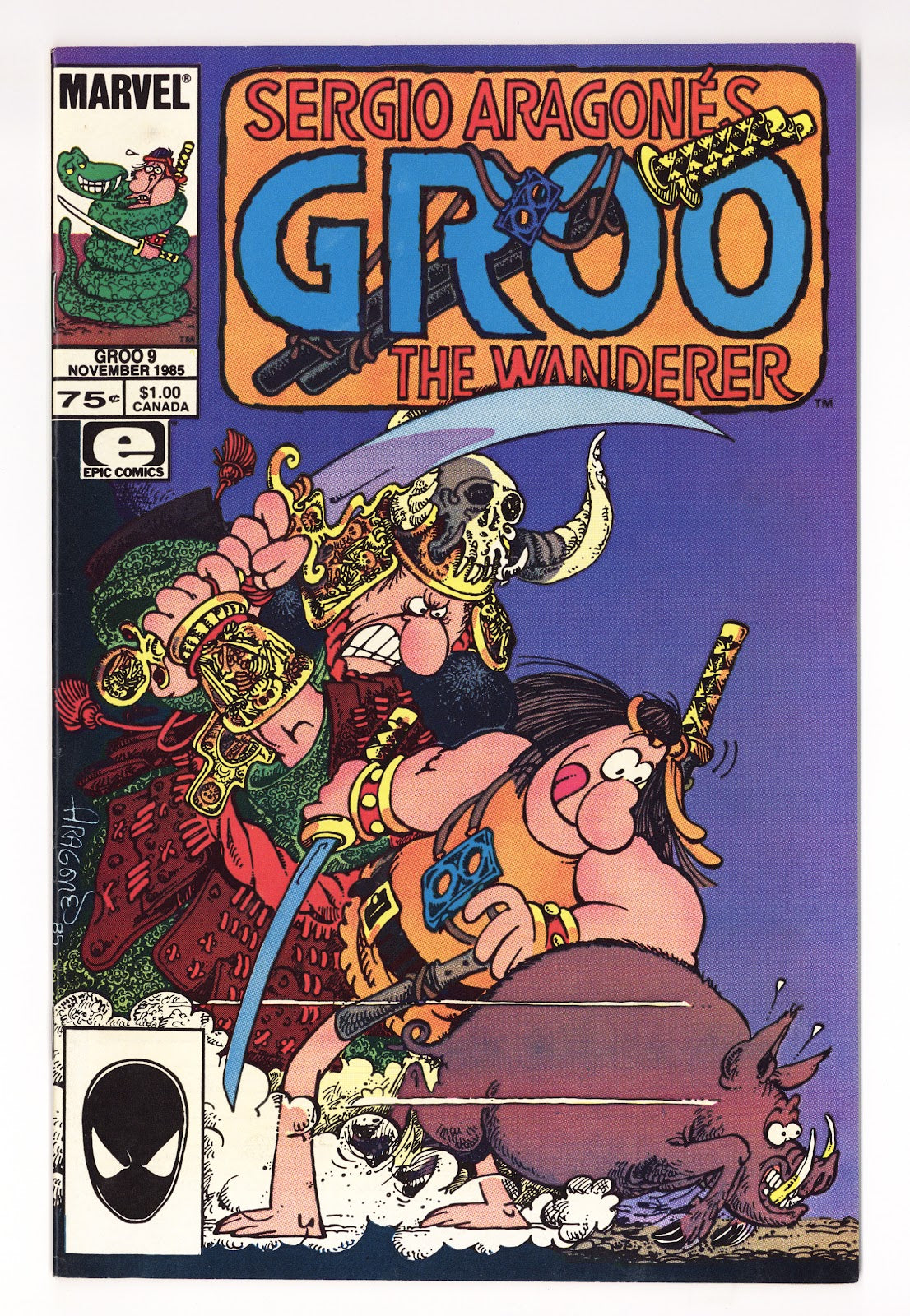 Sergio Aragones Groo the Wanderer Vol 2 9  Mid Grade   (1985)
