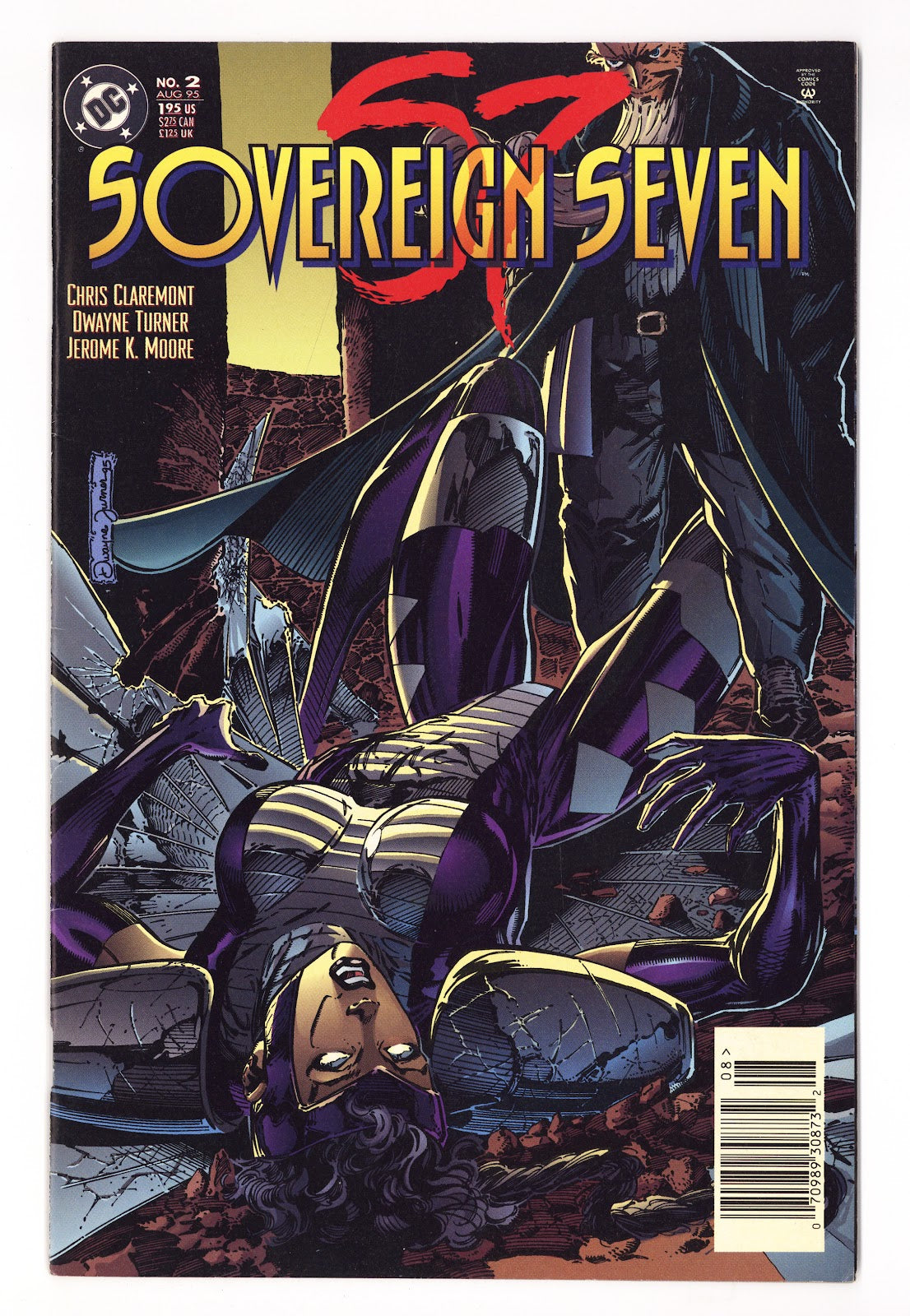 Sovereign Seven   2  High Grade   (1995)   Newsstand  