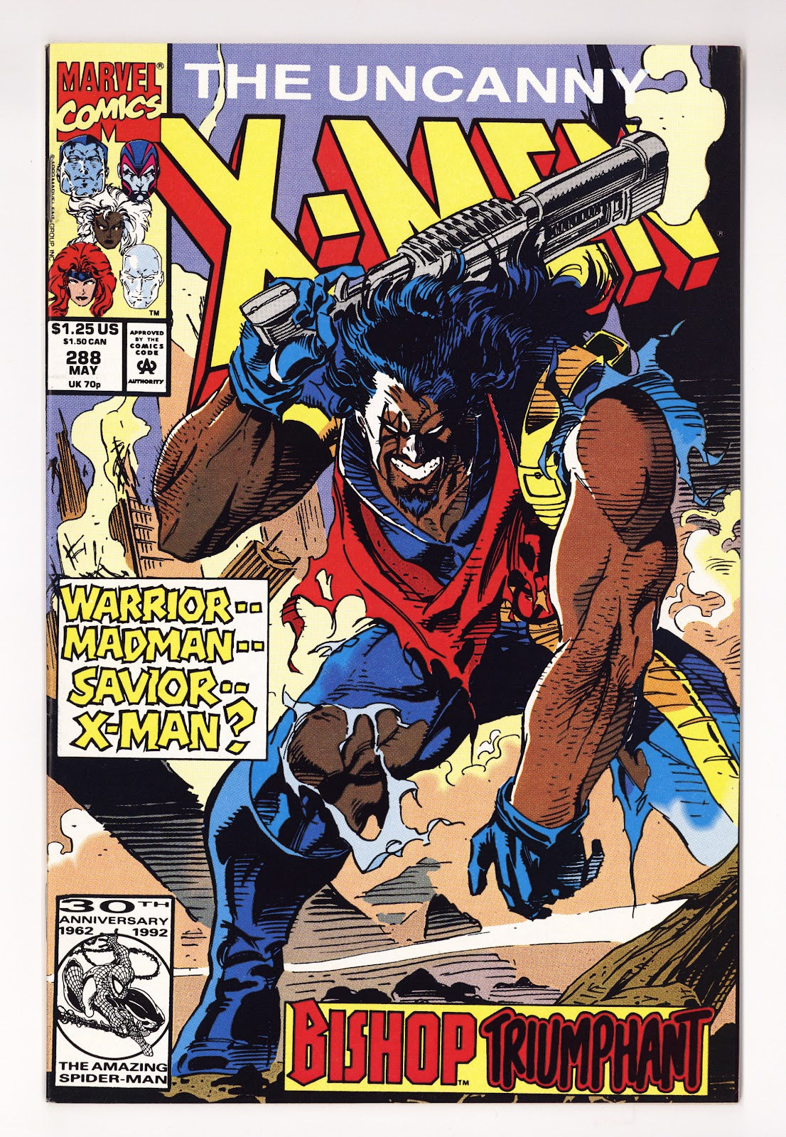 The Uncanny X-Men Vol 1 288  High Grade   (1992)