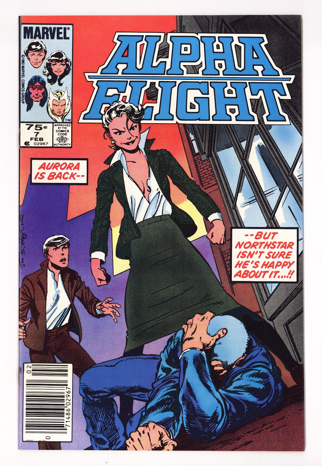 Alpha Flight Vol 1 7 VF/NM (9.0) (1984) Canadian Price Variant 
