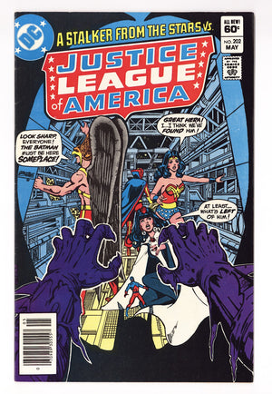 Justice League of America Vol 1 202 Mid Grade (1982) Newsstand
