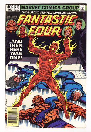 Fantastic Four Vol 1 214  Mid Grade   (1980)   Newsstand