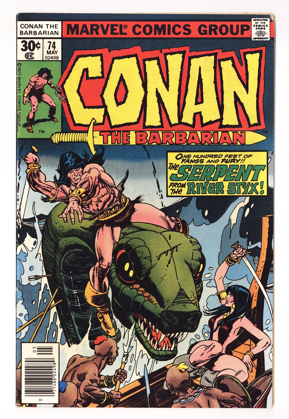 Conan the Barbarian Vol 1 74  Mid Grade   (1977)     