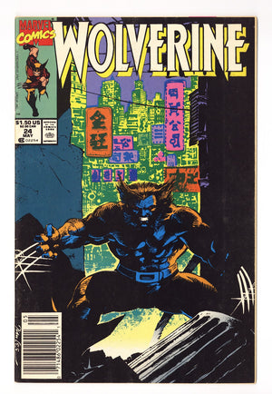Wolverine Vol 2 24  High Grade   (1990)   Newsstand