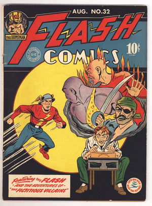 Flash Comics Vol 1 32  VG/FN (5.0)   (1942)