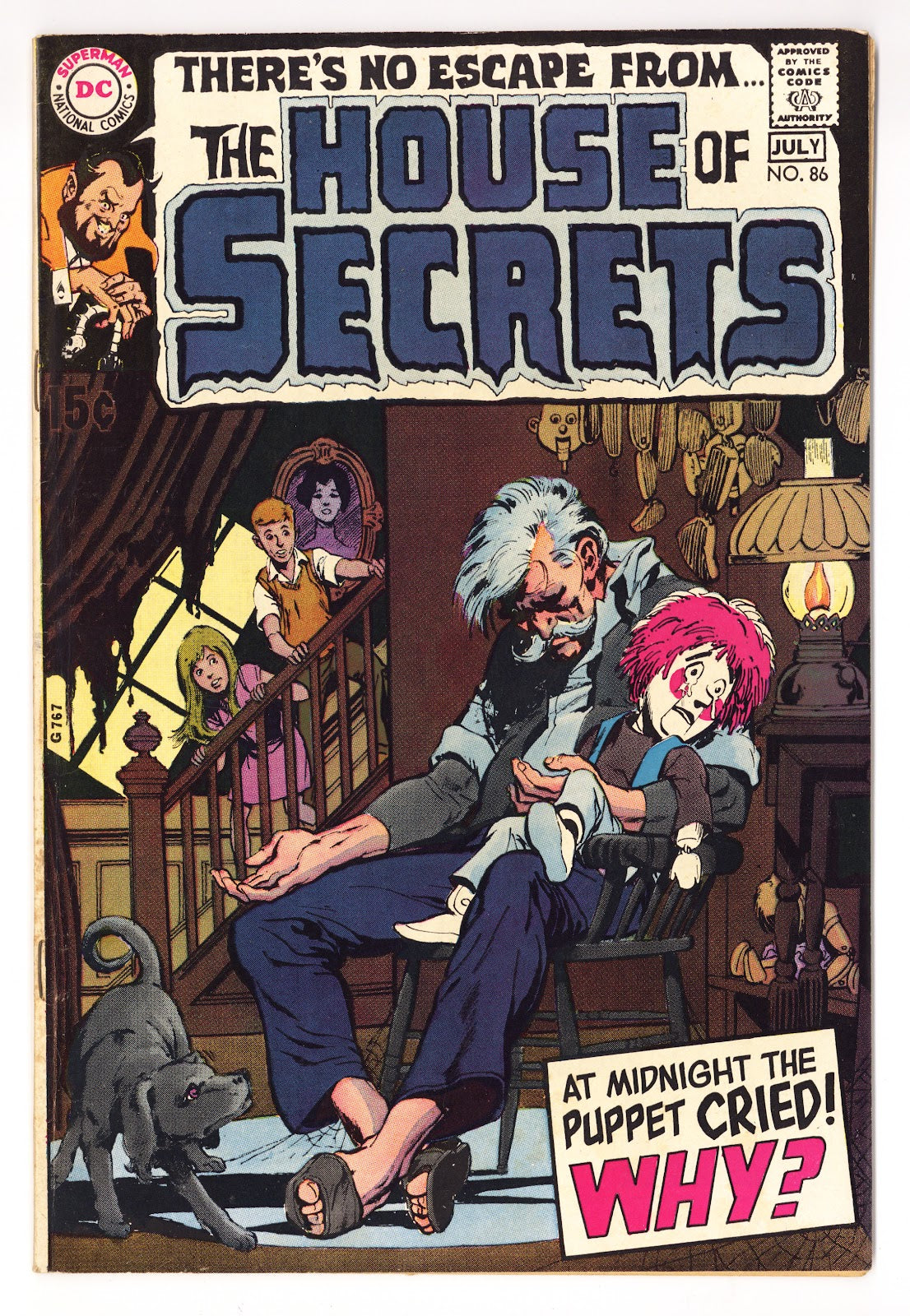 House of Secrets Vol 1 86  FN (6.0) Colour Touch  (1970)
