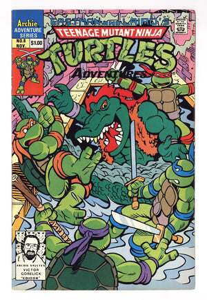 Teenage Mutant Ninja Turtles Adventures Vol 2 6  Mid Grade   (1989)   4th Print