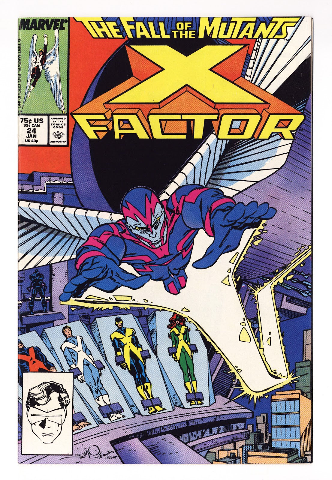 X-Factor Vol 1 24  VF+ (8.5)   (1988)     