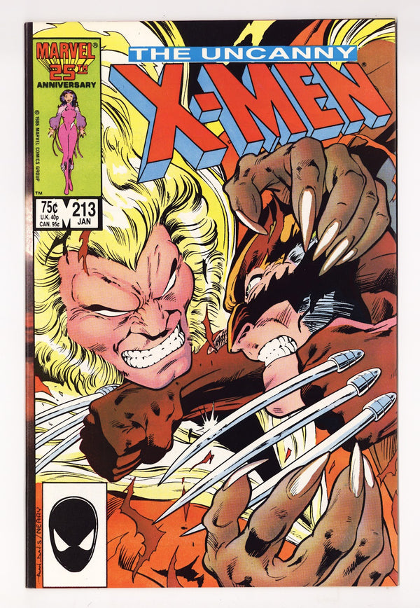 The Uncanny X-Men Vol 1 213  VF/NM (9.0)   (1987)