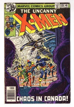 The X-Men Vol 1 120 VG (4.0) Mark Jewelers insert (1979)