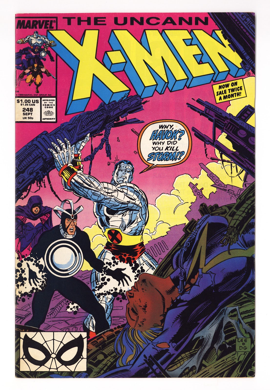 The Uncanny X-Men Vol 1 248  VF- (7.5)   (1989)     