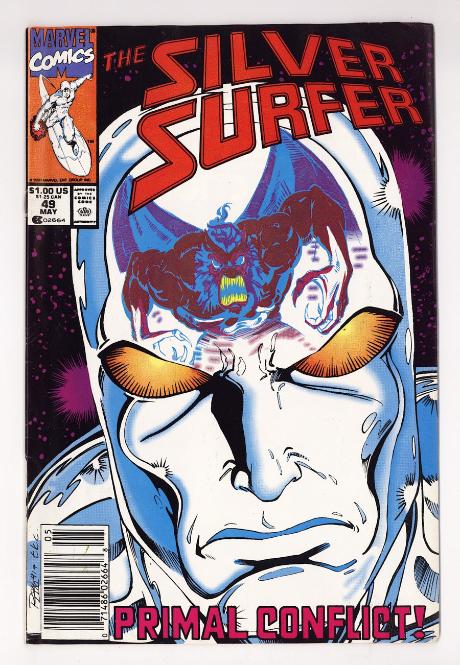Silver Surfer Vol 3 49  Mid Grade   (1991)   Newsstand