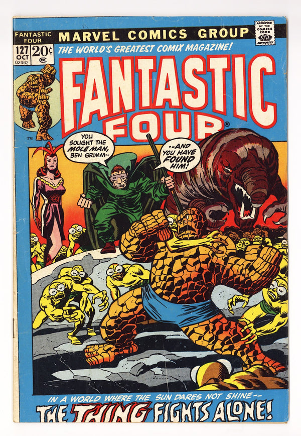 Fantastic Four Vol 1 127  VG- (3.5)   (1972)