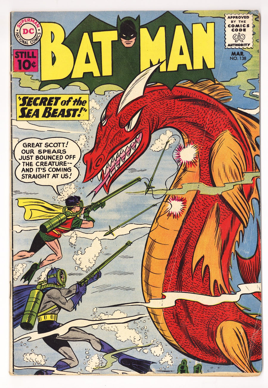 Batman Vol 1 138 VG (4.0) (1961) 
