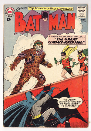 Batman Vol 1 159 VG+ (4.5) (1963)