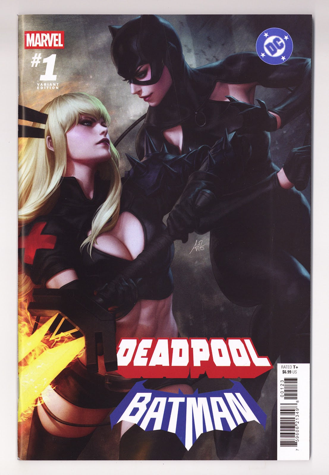 Marvel / DC: Deadpool / Batman 1 High Grade (2025) Lau Magik / Catwoman Variant 