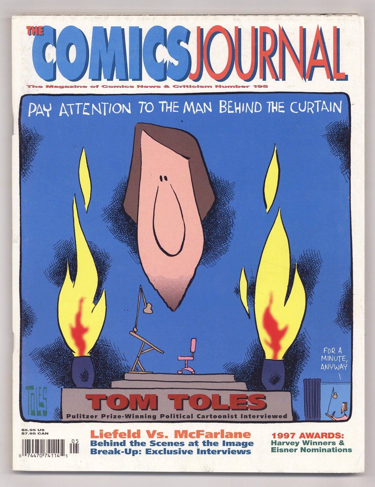 The Comics Journal 195 FN+ (6.5) (1997) 