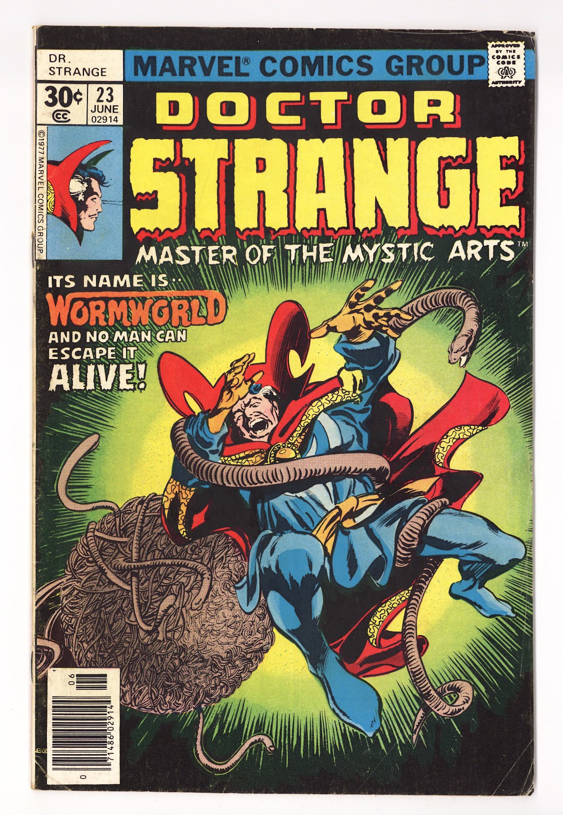 Doctor Strange Vol 1 23  Low Grade   (1977)   30¢  