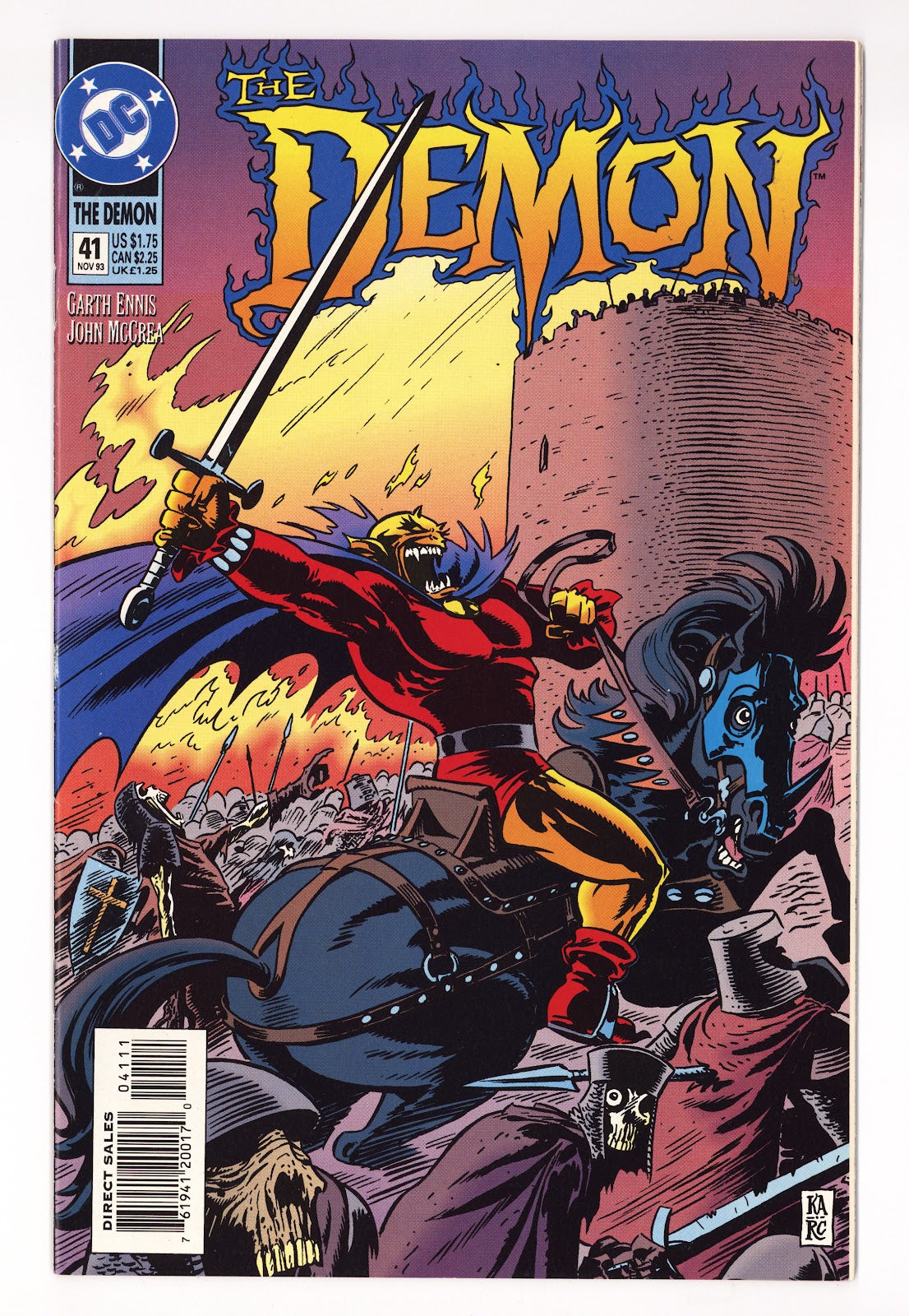 The Demon Vol 3 41  High Grade   (1993)     