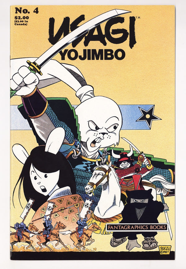 Usagi Yojimbo Vol 1 4  VF (8.0)   (1987)